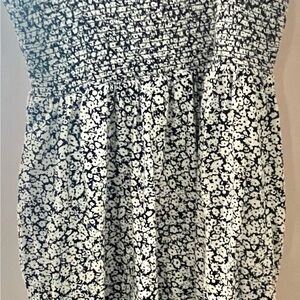 Old Navy Black and White Floral Summer Dress